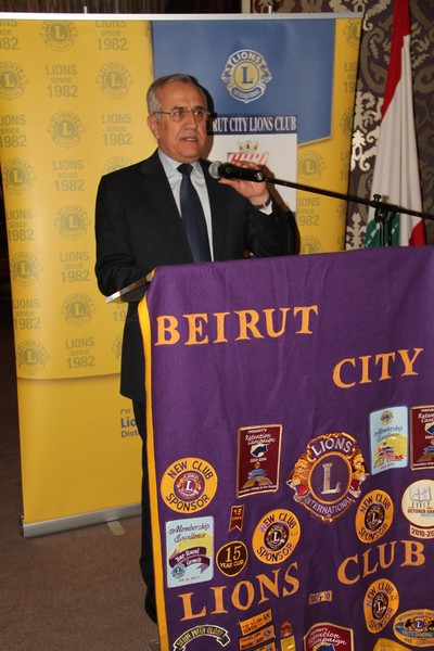 Beirut City Lions Club hosting Former President HE Michel Sleiman